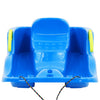Vidaxl slee met remmen 87x40x18 cm polypropeen blauw