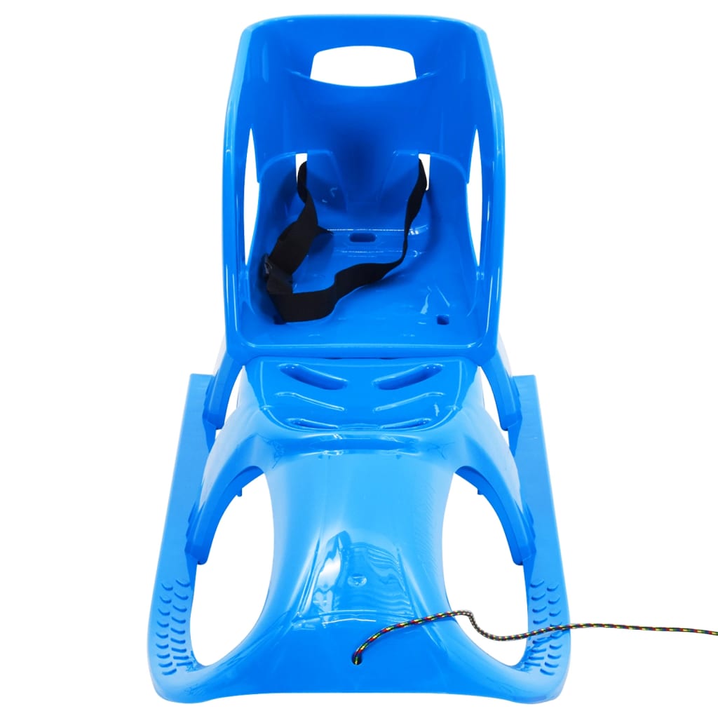 Slee Vidaxl con sedile 102.5x40x23 cm blu polipropene