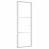 Vidaxl binnendeur 76x201,5 cm esg-glas en aluminium wit