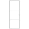 Vidaxl binnendeur 76x201,5 cm esg-glas en aluminium wit
