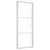 Vidaxl binnendeur 83x201,5 cm esg-glas en aluminium wit