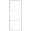 Vidaxl Porta interna 83x201,5 cm ESG Glass e bianco in alluminio
