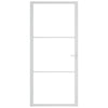 Vidaxl binnendeur 93x201,5 cm esg-glas en aluminium wit