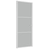 Vidaxl binnendeur 83x201,5 cm matglas en aluminium wit
