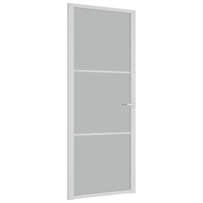 Vidaxl binnendeur 83x201,5 cm matglas en aluminium wit