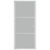 Vidaxl binnendeur 93x201,5 cm matglas en aluminium wit