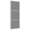 Vidaxl binnendeur 83x201,5 cm esg-glas en aluminium wit