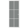 Vidaxl Porta interna 83x201,5 cm ESG Glass e bianco in alluminio