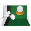 Vidaxl Photo Studio Set con sfondo e riflettore set di illuminazione