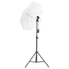 Vidaxl Photo Studio Set con sfondo e riflettore set di illuminazione