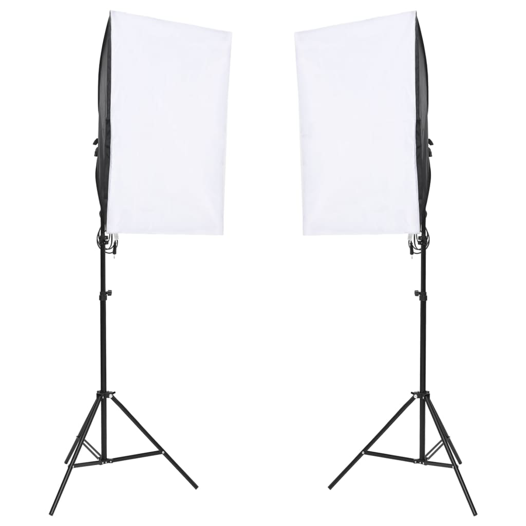 Vidaxl Photo Studio Set con set di luce, schermo di sfondo e riflettore