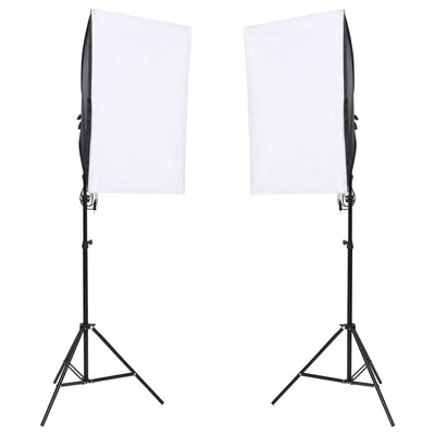 Vidaxl Photo Studio Set con set di luce, schermo di sfondo e riflettore