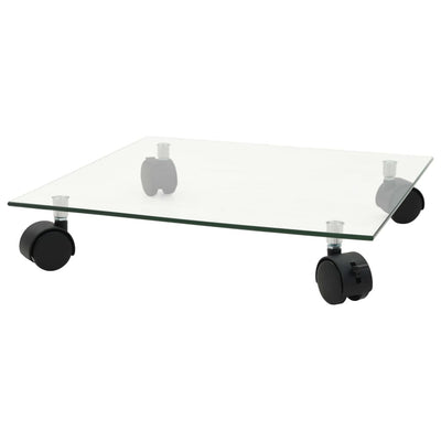 Vidaxl Plan Rollers da 4 pezzi quadrati 35x35 cm vetro temprato