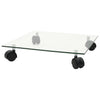 Vidaxl Plan Rollers da 4 pezzi quadrati 35x35 cm vetro temprato