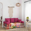 Vidaxl Tessuto set di cuscino decorativo a 7 pezzi Pink