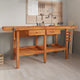 Vidaxl Workbench con cassetti e viti bancarie 192x62x83 cm acaciahout