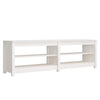 Vidaxl schoenenbank 160x36,5x50 cm massief grenenhout wit
