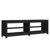 Divano scarpa Vidaxl 160x36.5x50 cm Pino solido nero