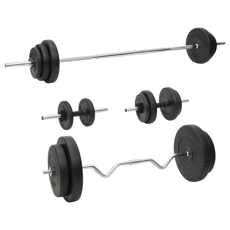 Vidaxl Halter Set con pesi 90 kg