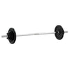 Halter Vidaxl con pesas de 90 kg de hierro fundido
