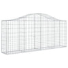 Cestas Vidaxl Schans 4 st 200x30x80 100 cm de hierro galvanizado