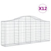 Vidaxl Schans Cestini 12 Stault 200x30x80 100 cm Iron