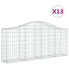 Vidaxl Schans Cestini 13 Stampated 200x30x80 100 cm Iron