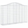 Cestas Vidaxl Schans 12 st 200x30x120 140 cm de hierro
