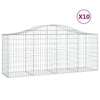 Cestas Vidaxl Schans 10 st 200x50x80 100 cm de hierro
