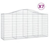Cestas Vidaxl Schans 7 st 200x50x100 120 cm de hierro