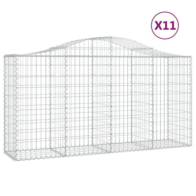 Vidaxl Schans Cestini 11 Stated 200x50x100 120 cm Iron