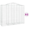 Vidaxl Schans Cestini 3 Staulated 200x50x160 180 cm Iron