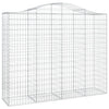 VidaXL Schanskorven 4 st gewelfd 200x50x160 180 cm ijzer