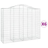 Vidaxl Schans Cestini 6 Staulated 200x50x160 180 cm Iron