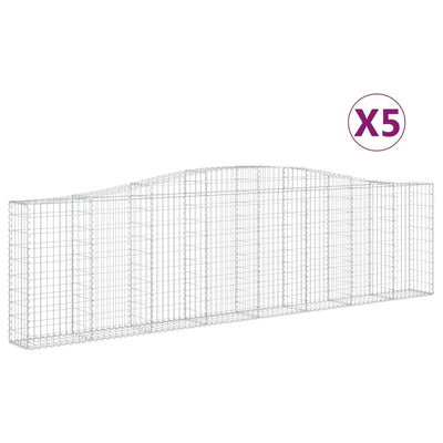 Cestas Vidaxl Schans 5 st 400x30x100 120 cm de hierro