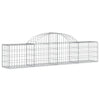 Cestas Vidaxl Schans 6 st 200x30x40 60 cm de hierro galvanizado
