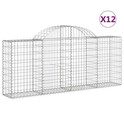 Vidaxl Schans Cestini 12 Stault 200x30x80 100 cm Iron