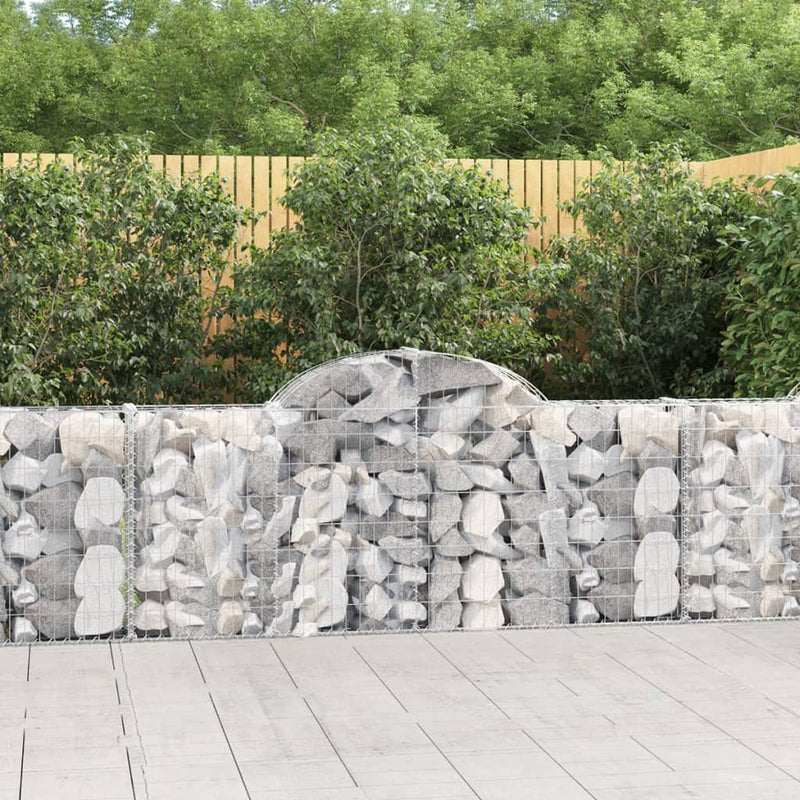 Vidaxl Schans Cestini 18 St a voltati 200x30x80 100 cm Iron