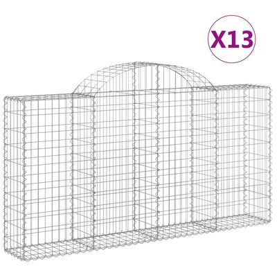 Vidaxl Schans Cestini 13 Stampated 200x30x100 120 cm Iron