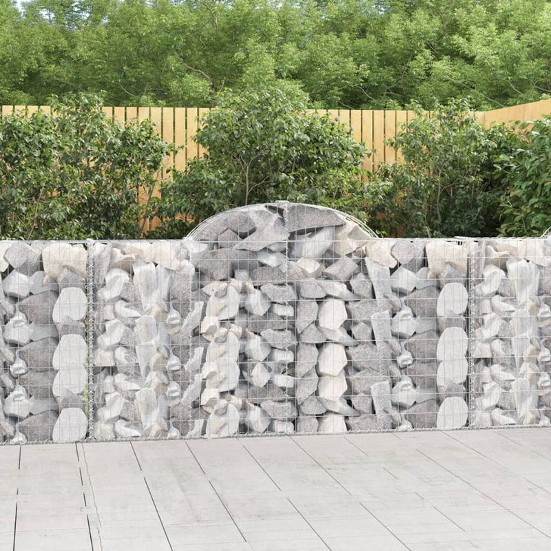 Vidaxl Schans Cestini 14 a volta 200x30x100 120 cm ferro