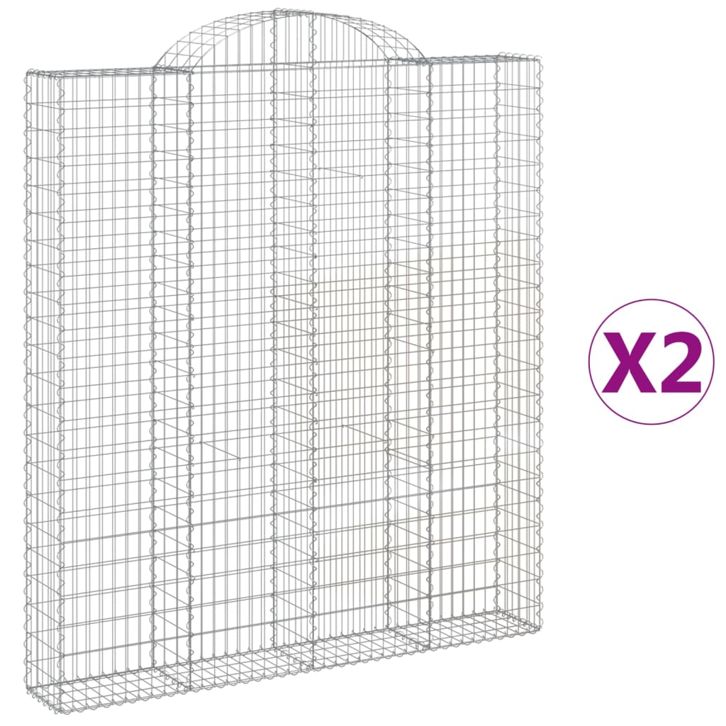 Vidaxl Schans Cesti 2 a volta a volta 200x30x220 240 cm