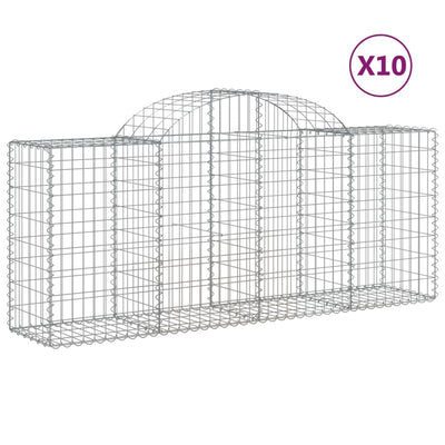 Vidaxl Schans Cestini 10 Stault 200x50x80 100 cm Iron