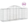 Vidaxl Schans Cestini 12 ST a volta 200x50x80 100 cm Iron