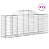 Vidaxl Schans Cestini 15 Stated 200x50x80 100 cm Iron