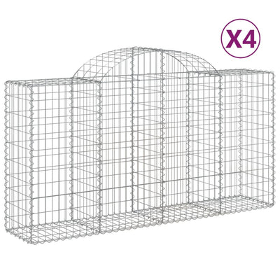 Vidaxl Schans Cestini 4 Stault 200x50x100 120 cm Iron