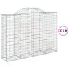 Cestas Vidaxl Schans 10 st 200x50x140 160 cm de hierro