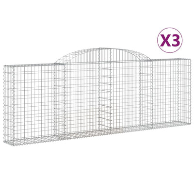 Vidaxl Schans Cesti 3 a volta 300x30x100 120 cm
