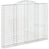 VidaXL Schanskorven 6 st gewelfd 300x30x220 240 cm ijzer