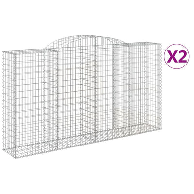 Vidaxl Schans Cesti 2 a volta 300x50x160 da 180 cm