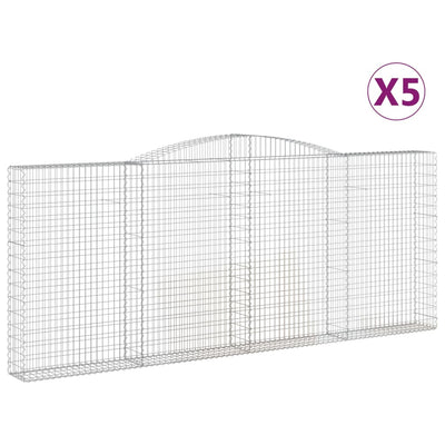 Cestas Vidaxl Schans 5 st 400x30x160 180 cm de hierro